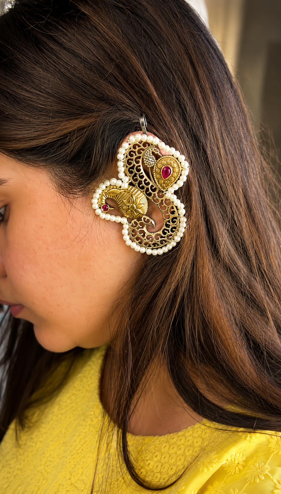 Statement Indo-Western Ear Jewelry for Women and Men