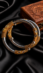 Men’s Oxidised Anklet Kada | Groom Ethnic Jewelry