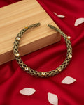 Oxidised Copper Plated Hasli Neckring for Women and Men