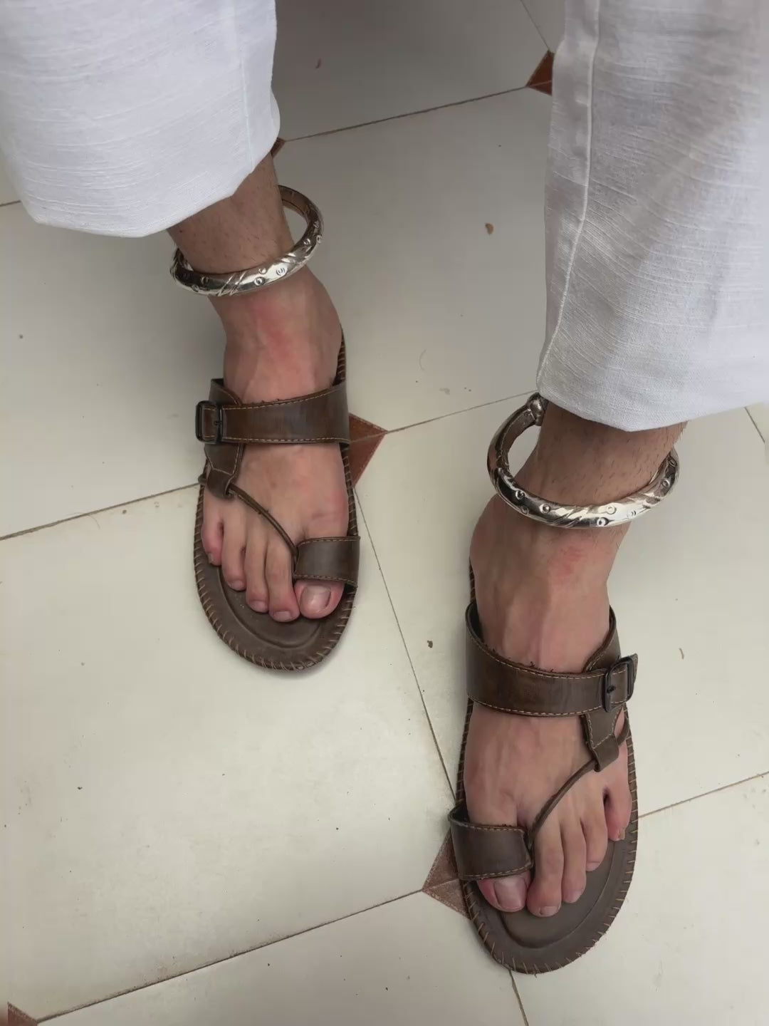 Silver Cuff Anklets | Contemporary Statement Anklets for Women