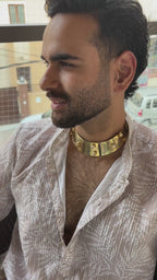 Copper Neckring with Kundan Work | Traditional Jewelry
