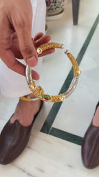 Men’s Oxidised Anklet Kada | Groom Ethnic Jewelry