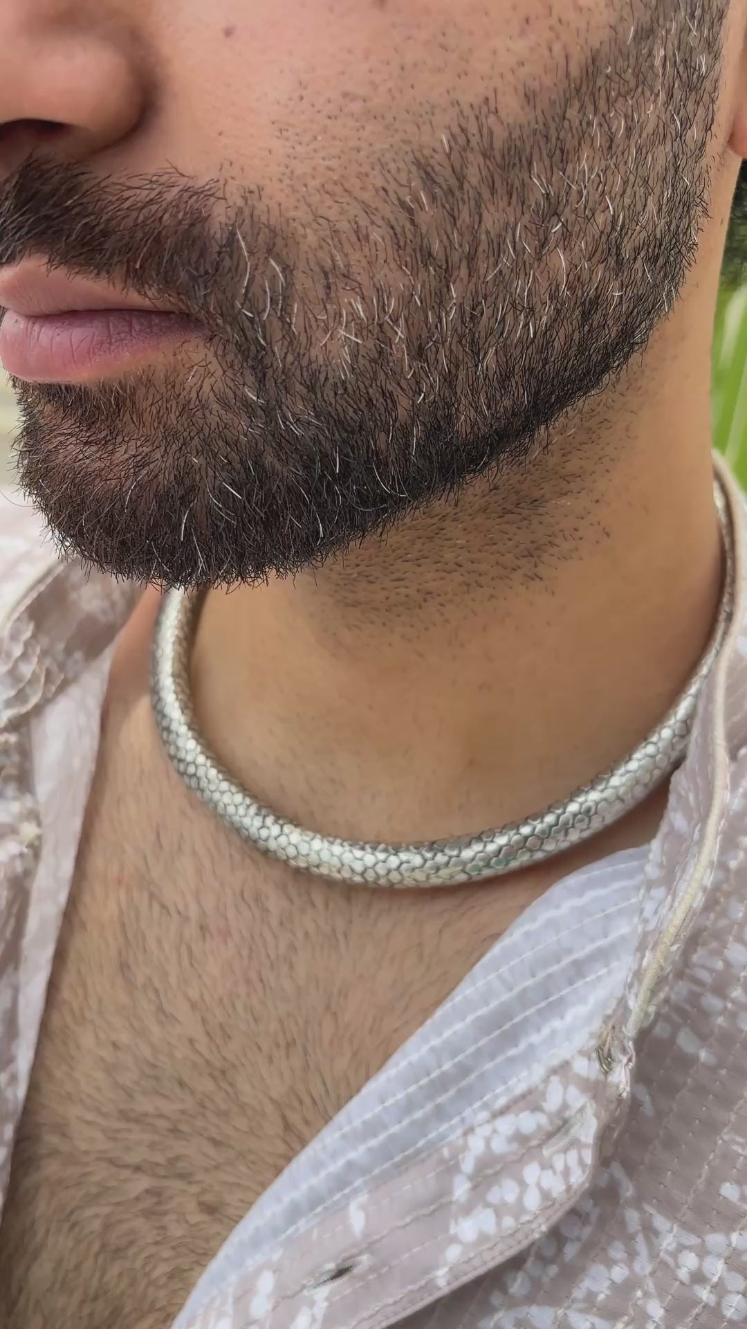 German Silver Hasli Neckring for Men | Ethnic Style